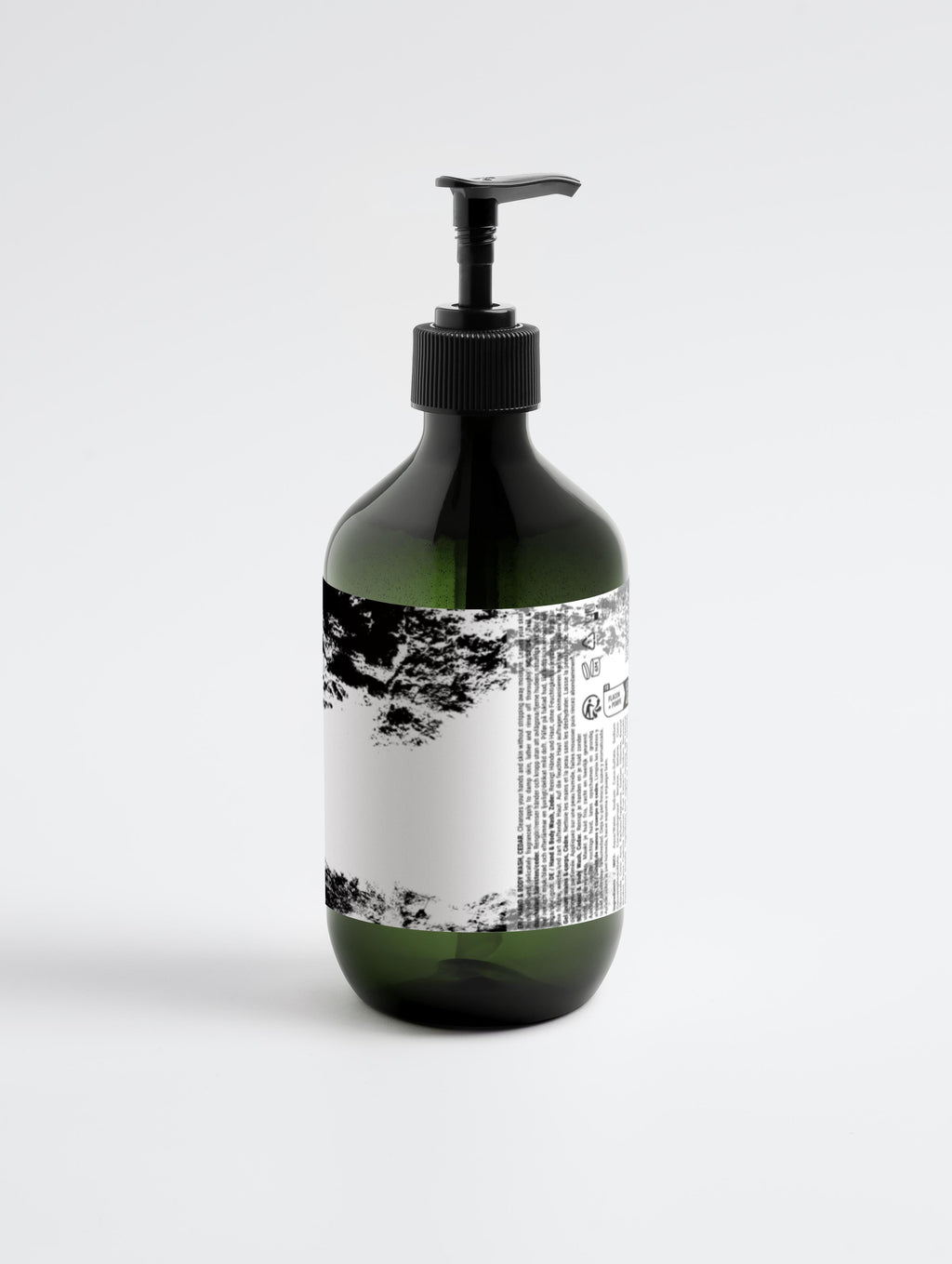 Hand & Body Wash, Peppermint & Dark Cedar